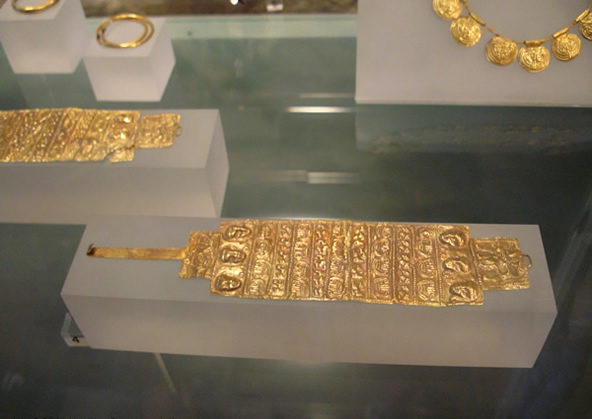 armilla d'oro etrusca - vetulonia